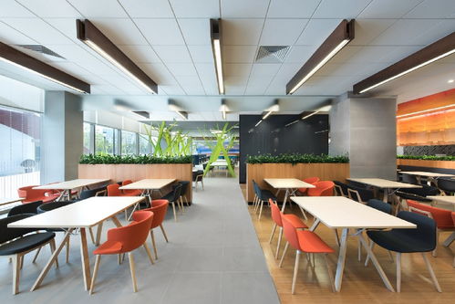 2200㎡现代简约办公空间装修案例 效果图