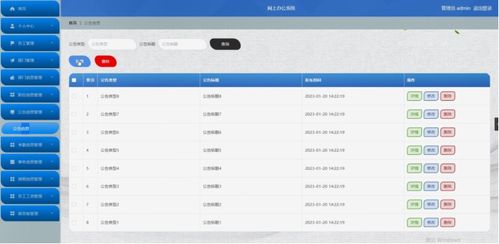 计算机毕业设计java网上办公系统 基于java的在线办公管理系统开发 java驱动的网络化办公平台设计与实现